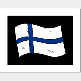 Flag of Finland Posters and Art